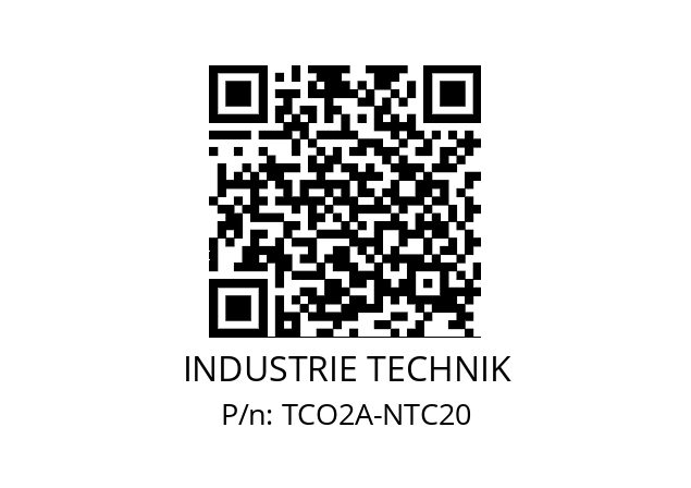   INDUSTRIE TECHNIK TCO2A-NTC20