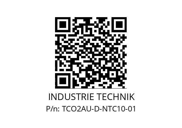   INDUSTRIE TECHNIK TCO2AU-D-NTC10-01