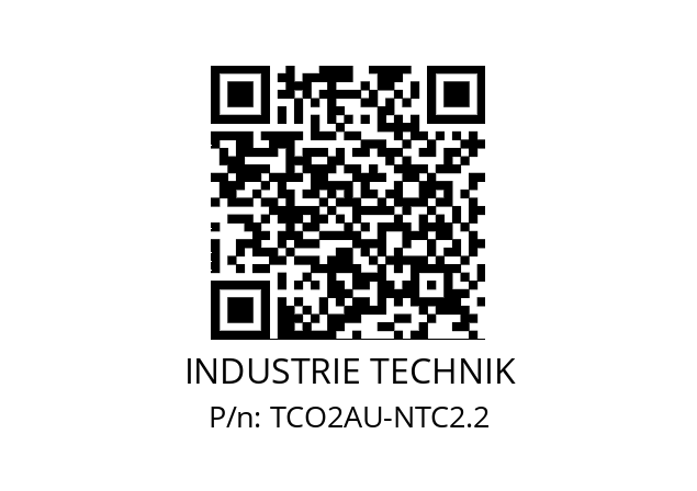   INDUSTRIE TECHNIK TCO2AU-NTC2.2