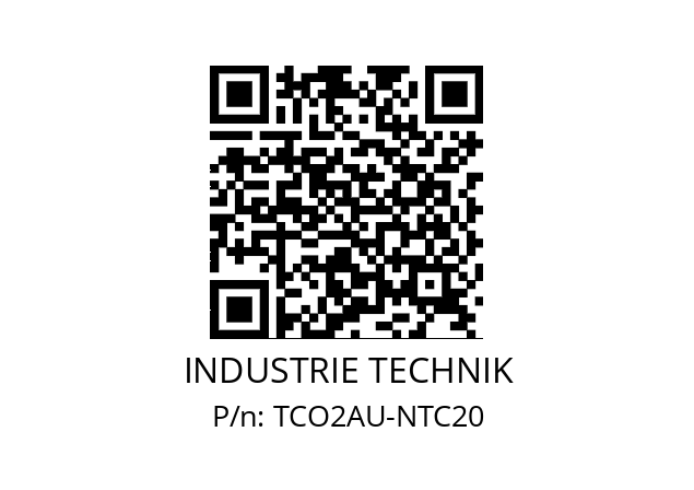   INDUSTRIE TECHNIK TCO2AU-NTC20