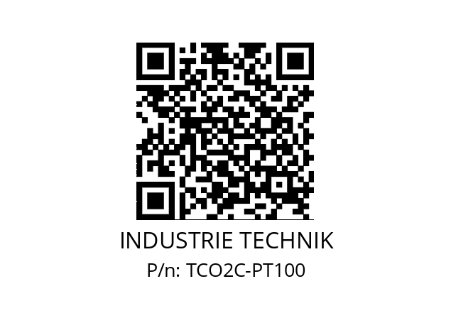   INDUSTRIE TECHNIK TCO2C-PT100