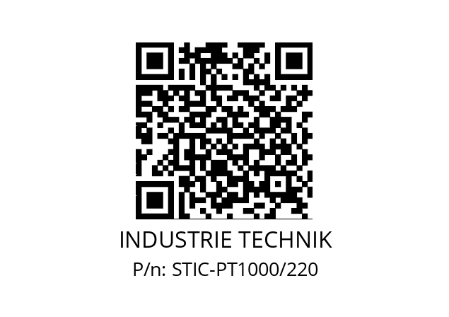   INDUSTRIE TECHNIK STIC-PT1000/220