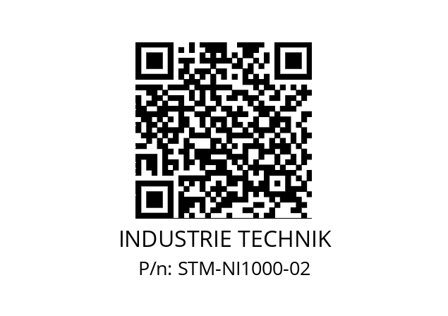   INDUSTRIE TECHNIK STM-NI1000-02