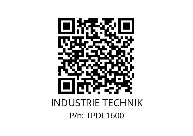   INDUSTRIE TECHNIK TPDL1600