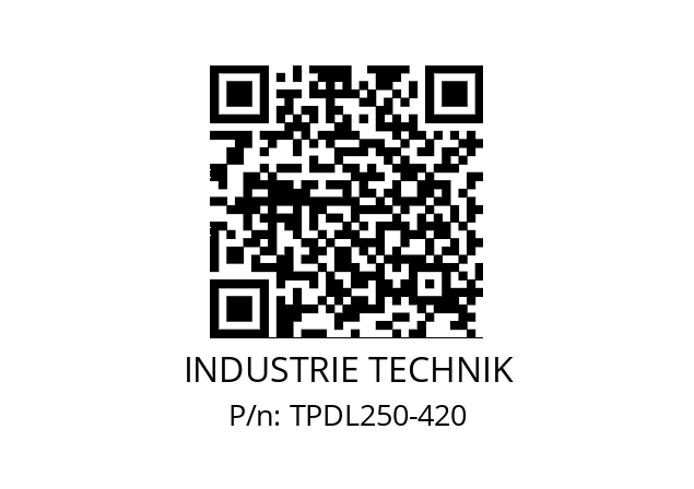   INDUSTRIE TECHNIK TPDL250-420