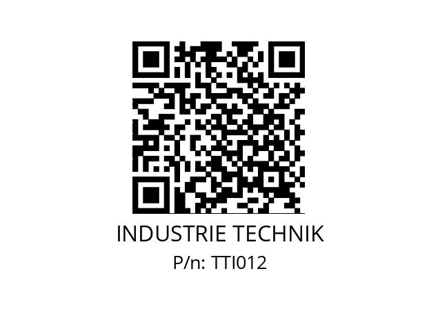   INDUSTRIE TECHNIK TTI012