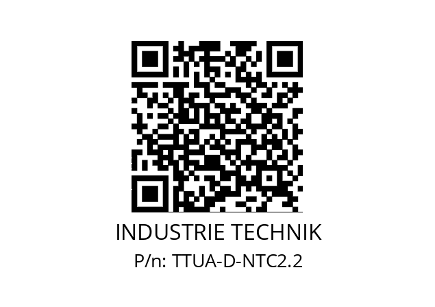   INDUSTRIE TECHNIK TTUA-D-NTC2.2