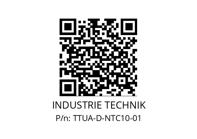   INDUSTRIE TECHNIK TTUA-D-NTC10-01