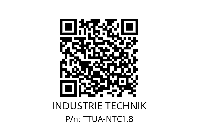   INDUSTRIE TECHNIK TTUA-NTC1.8