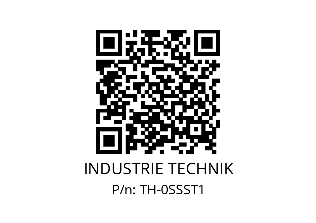   INDUSTRIE TECHNIK TH-0SSST1