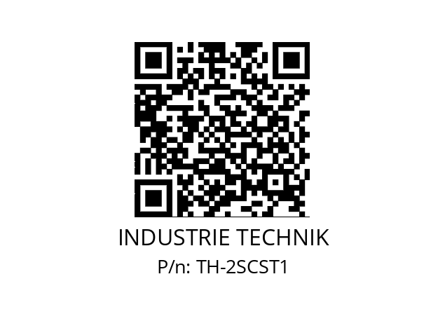   INDUSTRIE TECHNIK TH-2SCST1