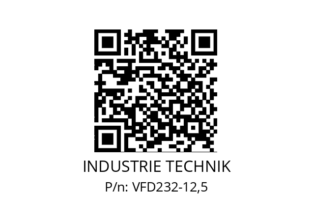   INDUSTRIE TECHNIK VFD232-12,5