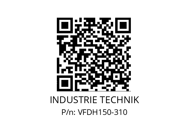   INDUSTRIE TECHNIK VFDH150-310