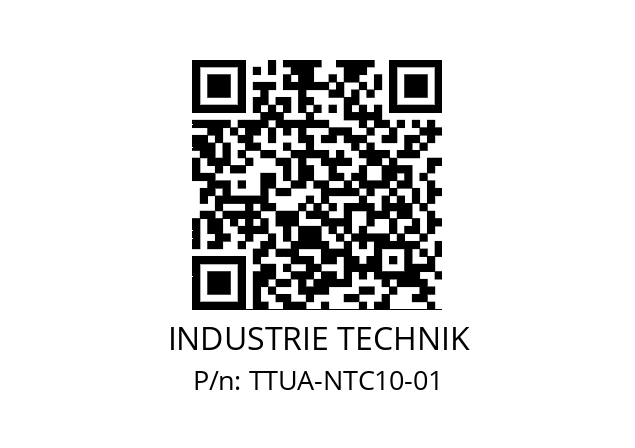   INDUSTRIE TECHNIK TTUA-NTC10-01