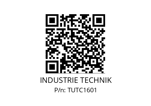   INDUSTRIE TECHNIK TUTC1601