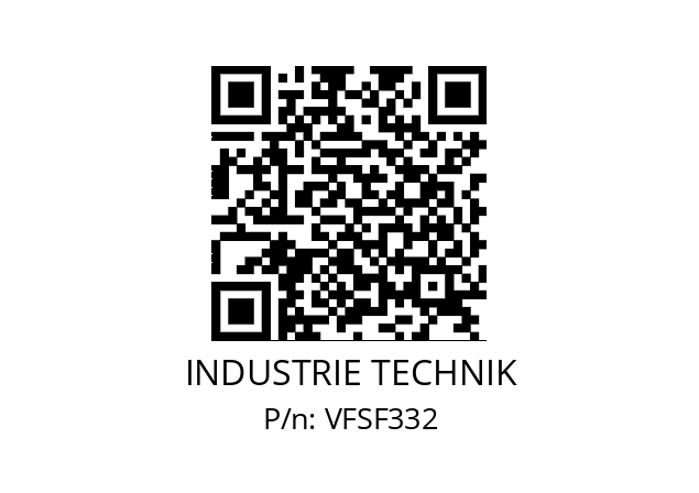   INDUSTRIE TECHNIK VFSF332