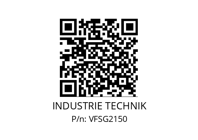   INDUSTRIE TECHNIK VFSG2150