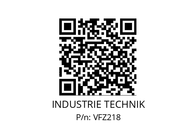   INDUSTRIE TECHNIK VFZ218