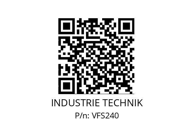   INDUSTRIE TECHNIK VFS240