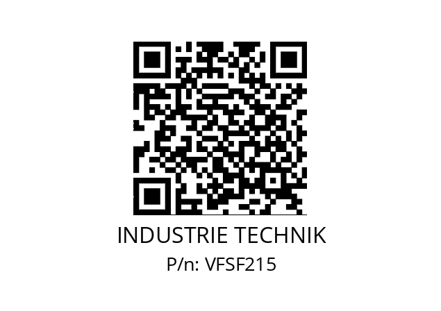   INDUSTRIE TECHNIK VFSF215