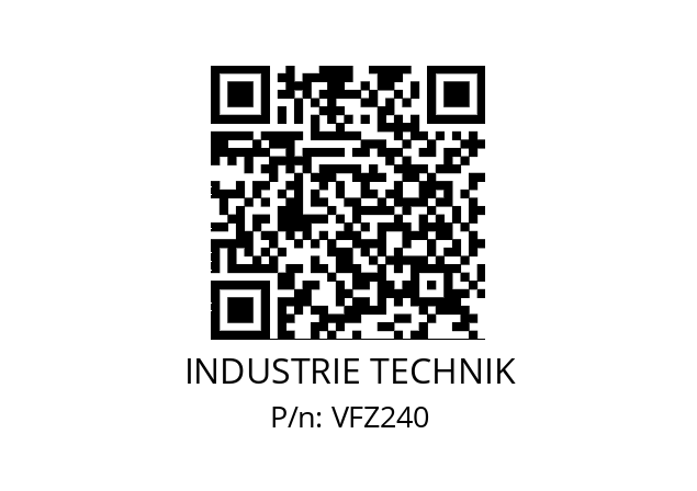   INDUSTRIE TECHNIK VFZ240