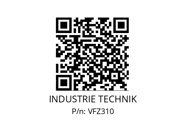   INDUSTRIE TECHNIK VFZ310