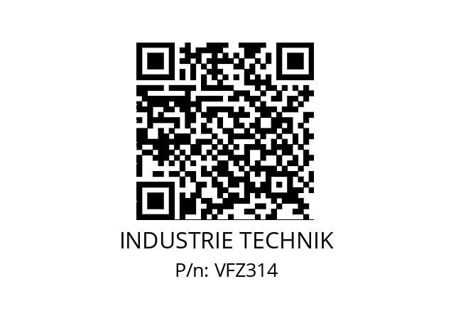   INDUSTRIE TECHNIK VFZ314