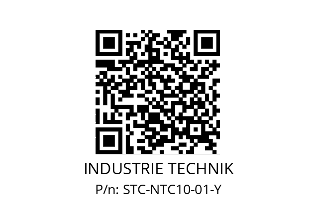   INDUSTRIE TECHNIK STC-NTC10-01-Y