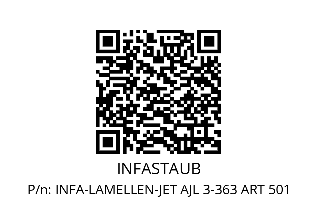   INFASTAUB INFA-LAMELLEN-JET AJL 3-363 ART 501