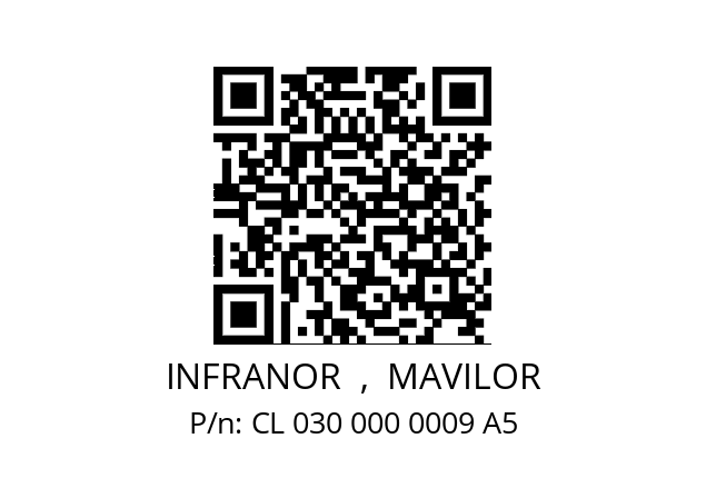   INFRANOR  ,  MAVILOR CL 030 000 0009 A5