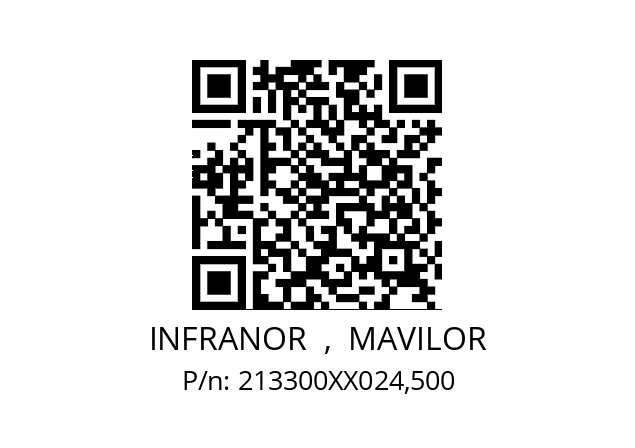   INFRANOR  ,  MAVILOR 213300XX024,500