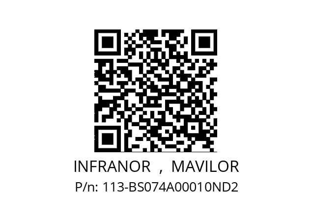   INFRANOR  ,  MAVILOR 113-BS074A00010ND2