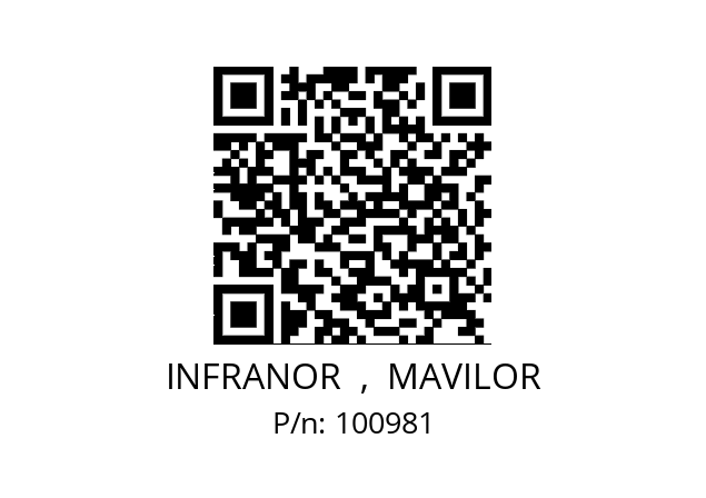   INFRANOR  ,  MAVILOR 100981