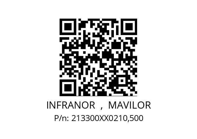   INFRANOR  ,  MAVILOR 213300XX0210,500