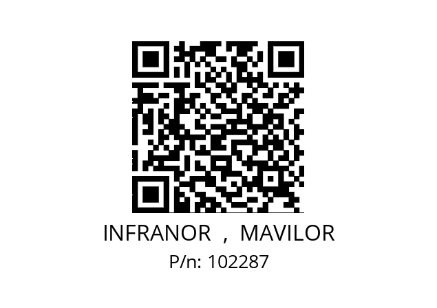   INFRANOR  ,  MAVILOR 102287