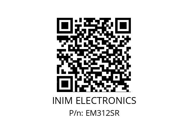   INIM ELECTRONICS EM312SR