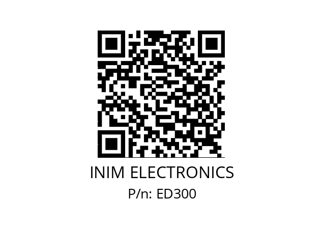   INIM ELECTRONICS ED300