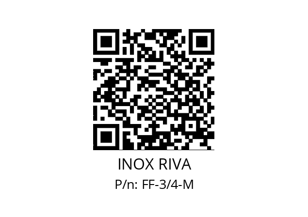   INOX RIVA FF-3/4-M