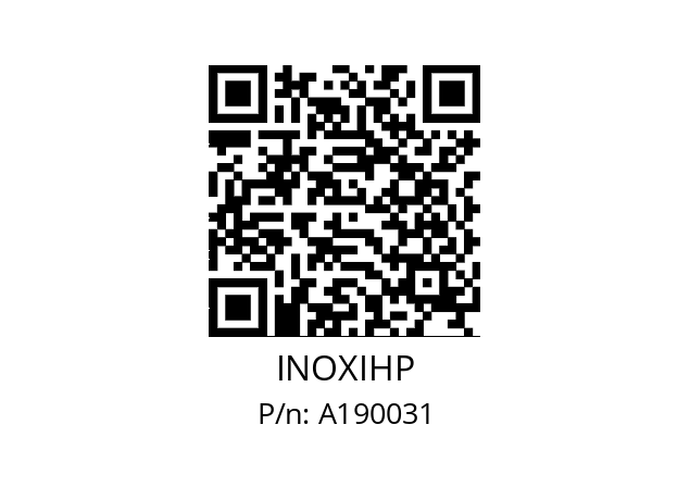   INOXIHP A190031