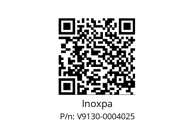   Inoxpa V9130-0004025