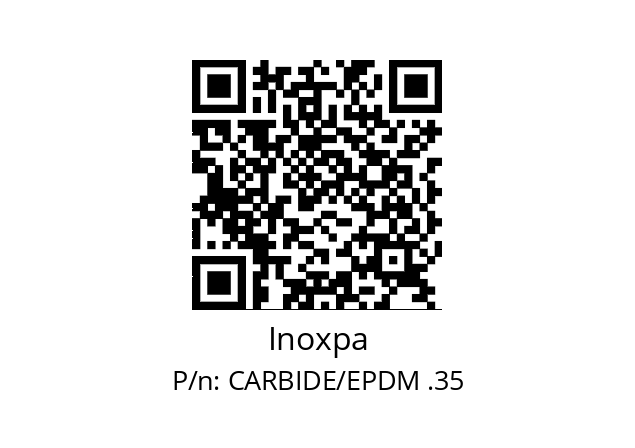   Inoxpa CARBIDE/EPDM .35