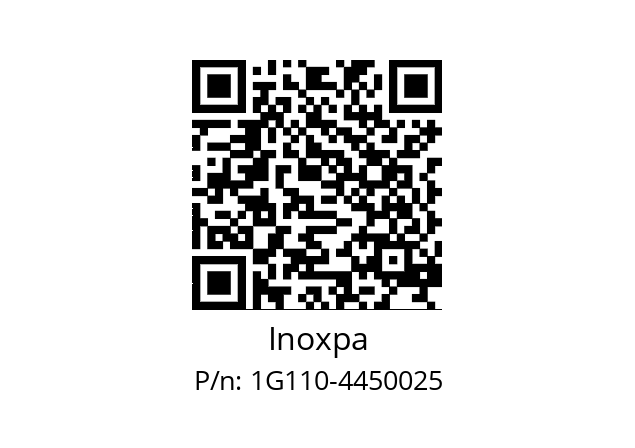   Inoxpa 1G110-4450025