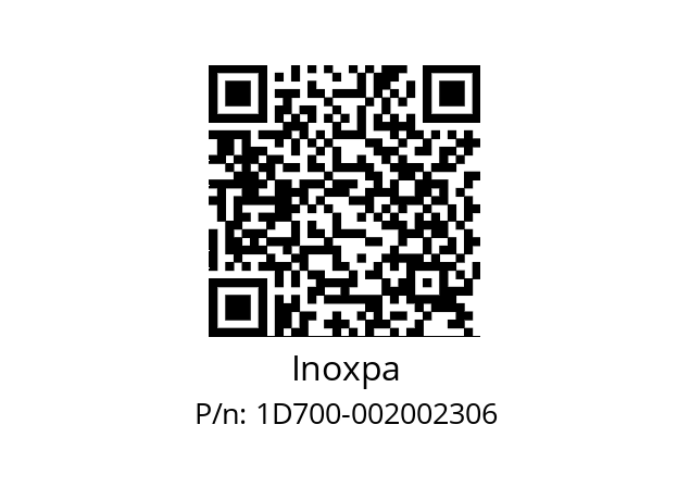   Inoxpa 1D700-002002306