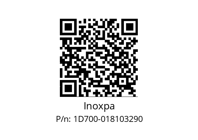   Inoxpa 1D700-018103290