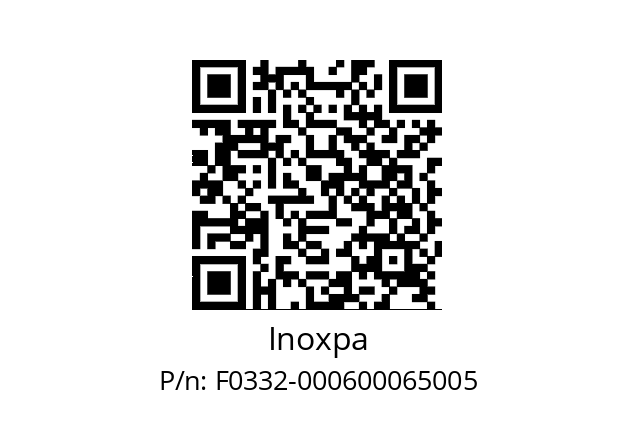   Inoxpa F0332-000600065005