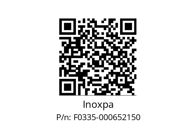   Inoxpa F0335-000652150