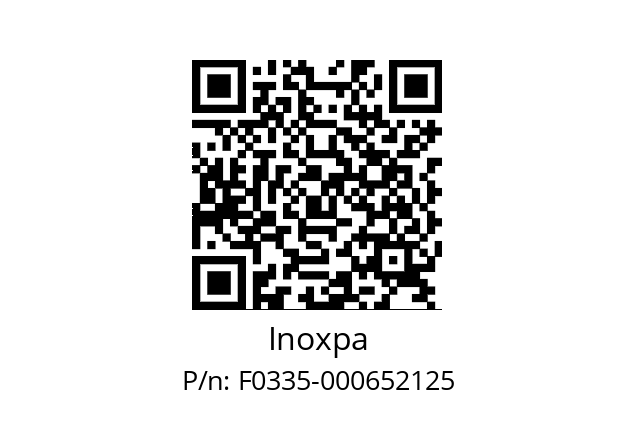   Inoxpa F0335-000652125