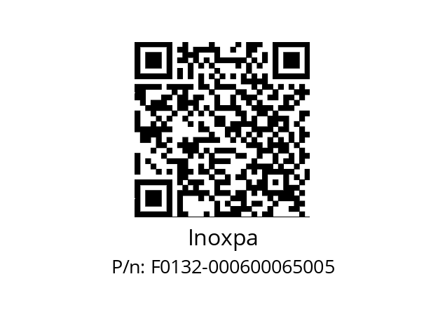   Inoxpa F0132-000600065005