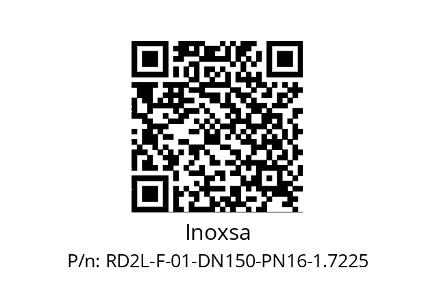   Inoxsa RD2L-F-01-DN150-PN16-1.7225