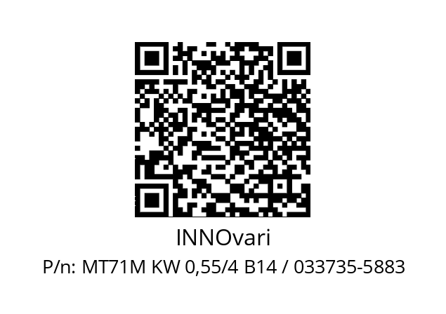   INNOvari MT71M KW 0,55/4 B14 / 033735-5883